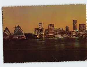 Postcard Sydney Skyline At Night, Sydney, Australia