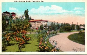 California Pasadena Scene In Central Park