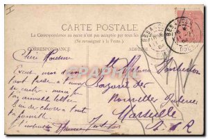 Old Postcard Besancon Quays