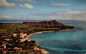 Hawaii Waikiki Beach and Diamond Head