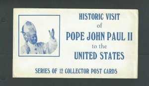 1979 Commemorative Envelope Only No Cards Of Pope John Paul II Visits The US &--