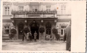 RPPC Hotel Straubinger Bad Gastein Austria Vintage Postcard KD6