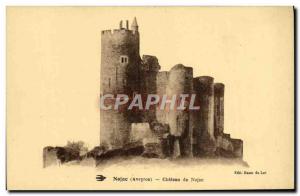 Old Postcard Najac Chateau De najac