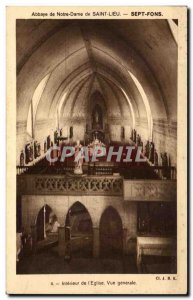 Postcard Abbey Of Notre Dame De Saint Fons Interior My Location From & # 39Eg...