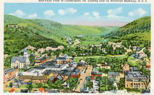 PA - Coudersport. Bird's Eye View