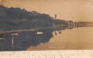 Onset Massachusetts East River Scenic View Real Photo Vintage Postcard AA75648