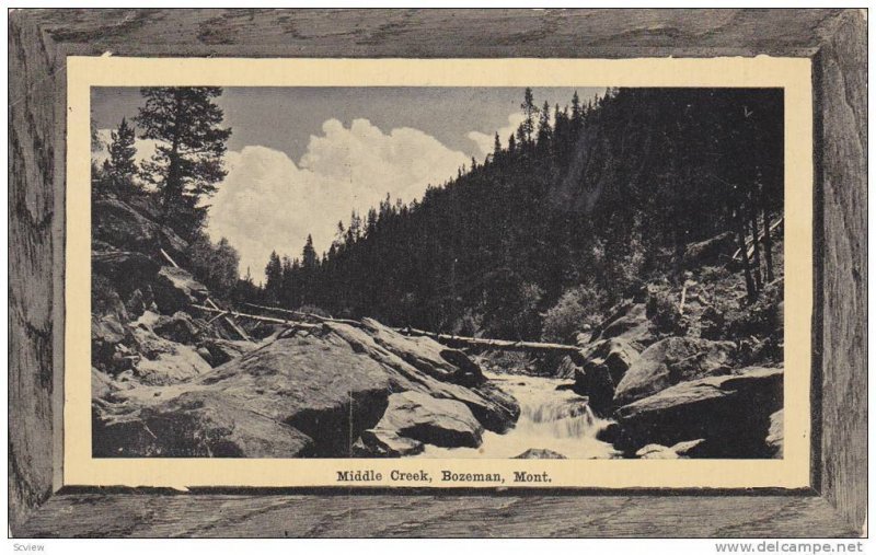 Middle Creek, Bozeman, Montana, 1900-1910s