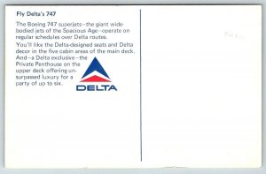 Delta Airlines - Boeing 747 Superjets Airplane
