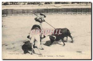 Old Postcard Bullfight Bullfight A picador