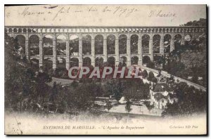 Old Postcard Roquefavour Aqueduct