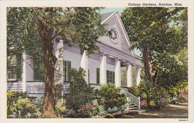 Mississippi Natchez Cottage Gardens Curteich