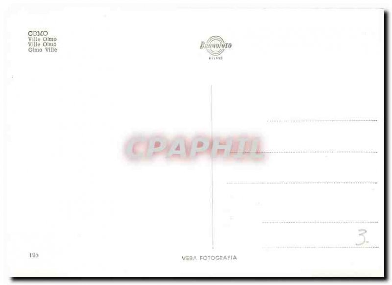 Postcard Modern City Olmo Como