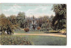 Halifax Nova Scotia Canada Postcard 1907-1915 South African Soldiers Monument