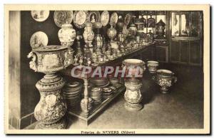 Old Postcard Nevers Earthenware Pottery