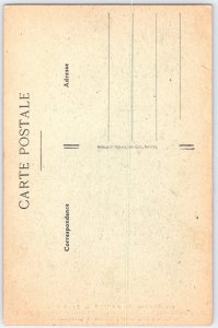 Vintage Chateau de Nantes Donjon Prison Entrance Black & White Postcard