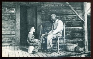 h3065 - UNCLE REMUS Postcard 1910s African American Folktale Character