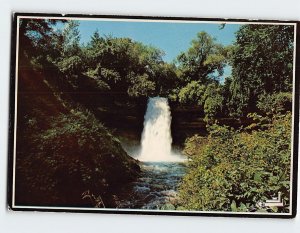 Postcard Minnehaha Falls, Minneapolis, Minnesota