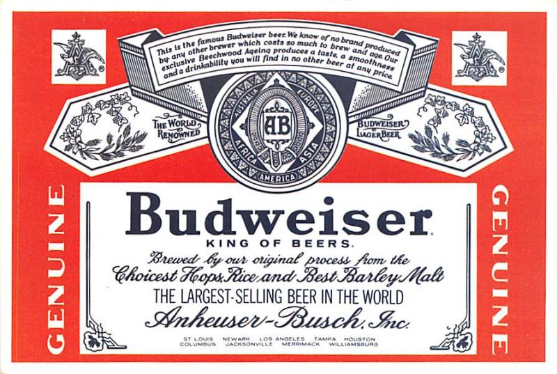 Budweiser Beer - 