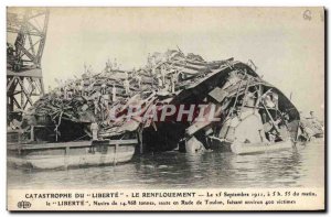 Old Postcard Boat Catastrophe of Freedom bailout