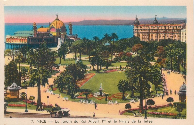 France Nice set of 17 semi-modern scenic postcards 