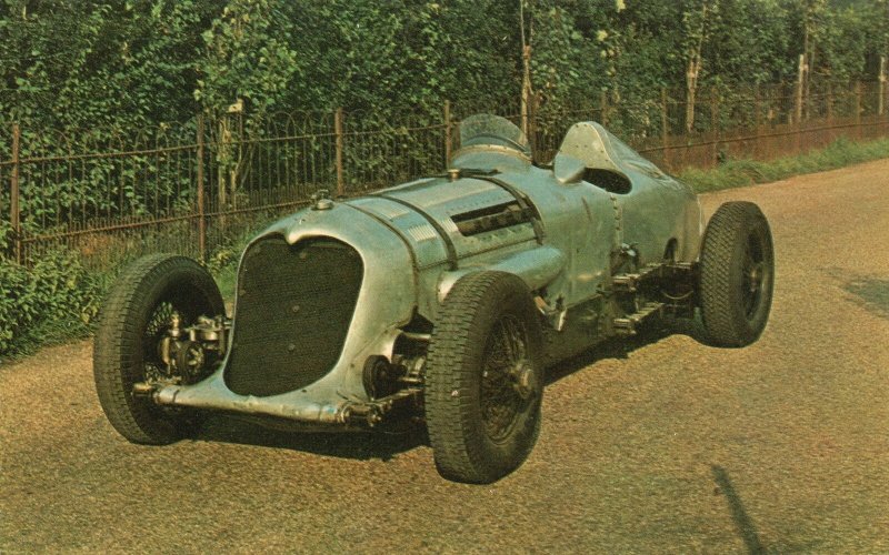 Vintage Postcard 1933 Napier-Railton Car Transportation By Montagu Motor Museum