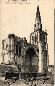 CPA Crepy-en-Valois - Eglise Saint Thomas - Ruines (1032395)