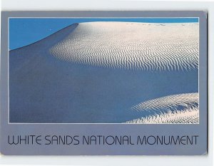 Postcard White Sands National Monument, New Mexico