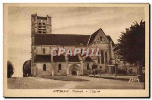 Old Postcard Appoigny L & # 39Eglise