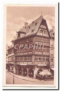 Strasbourg Carte Postale Ancienne Maison Kammerzell