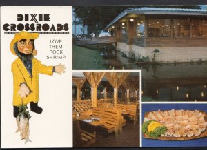 America Postcard - Dixie Crossroads Seafood Restaurant, Titusville  LC5361