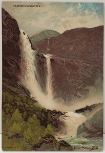 SKJOEGGEDALSFLOSSEN Norwegen Künstler AK Eneret J. F. NORWAY A/S Postcard B6