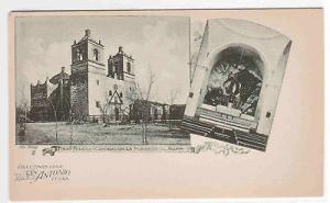 Greetings from San Antonio Texas Mission 1905c postcard