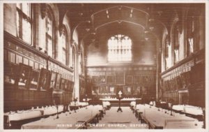 England Oxford Dining Hall In Christ Church Tucks Real Photo