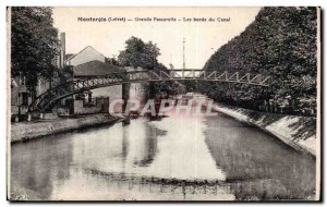 Old Postcard Montargis Grande bridge edges of the channel