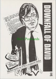 Headline Postcard - The Resignation of David Mellor as Heritage Minister RR10433