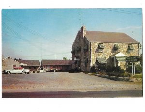 Travelers Motor Court Motel US Hwy 11 Winchester Virginia 1950s Buick ? Front