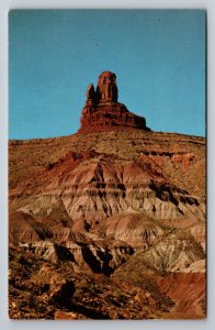 Owl Rock In Monument Valley Arizona Vintage Unposted Postcard