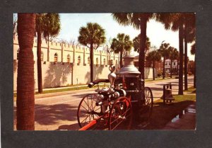 SC Beaufort Arsenal Fire Engine Truck South Carolina Postcard Coast Artillery