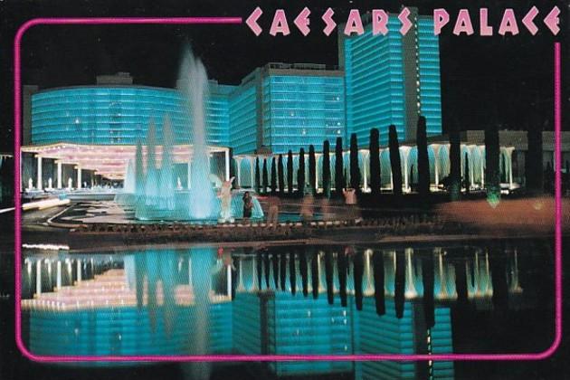 Nevada Las Vegas Caesars Palace At Night