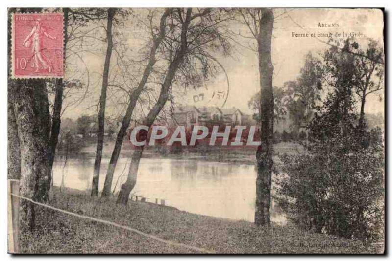 Ancenis - Farm and Pond - Old Postcard