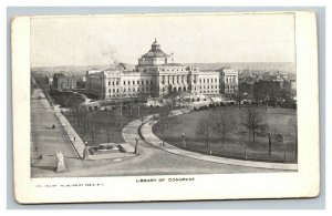 Vintage 1900's Photo Private Mailing Card Library of Congress Washington DC