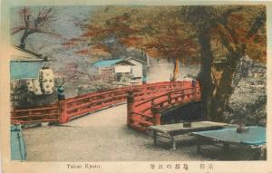 C-1910 JAPAN Hand Colored Takao Kyoto postcard 3366