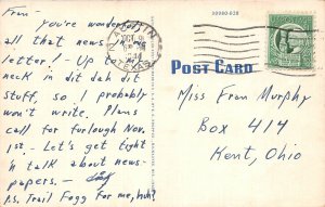 H91/ Patriotic Postcard Linen WWII Win! WE Will Airplane Soldiers 200 