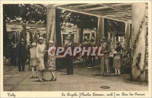 Old Postcard Vichy La Pergola (Charles Letrosue arch) to the Parc des Sources