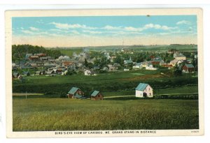 ME - Caribou. Bird's Eye View, Grand Stand in Distance