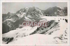 Postcard Modern upper station of the cable car St Gervais Mt Arbois View of t...