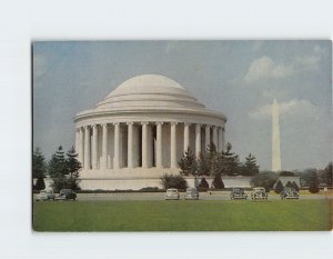 Postcard Jefferson Memorial, Washington, District of Columbia