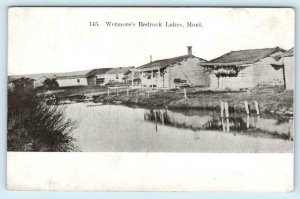 WETMORE'S BEDROCK LAKES, Montana MT -  c1910s-20s  Postcard