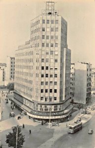 BELGRADE SERBIA~PALACE ALBANIJA-FIRST SKYSCRAPER S.E. EUROPE-1954 PHOTO POSTCARD