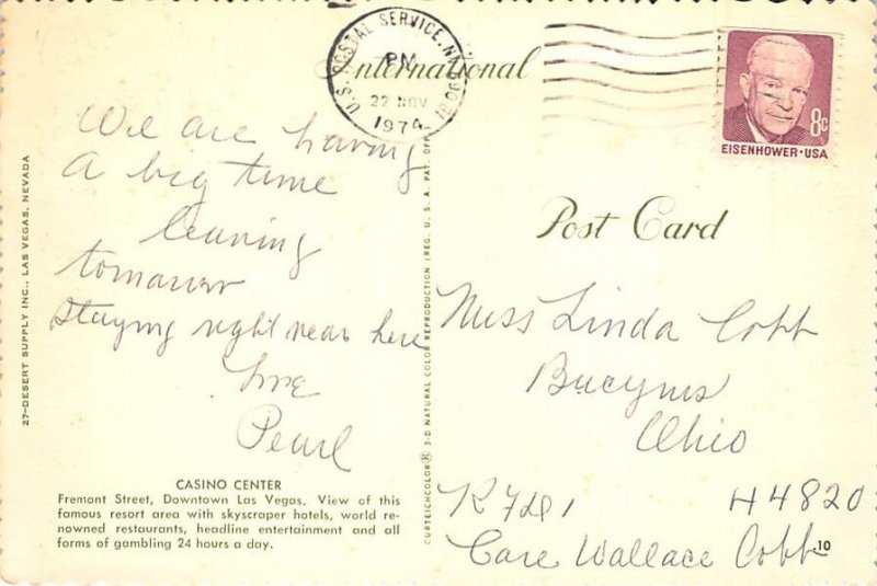 Casino Center, Las Vegas, Nevada  